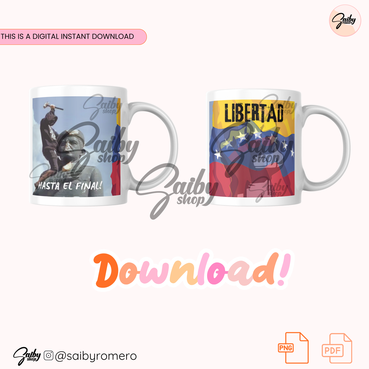 Plantilla Taza libertad