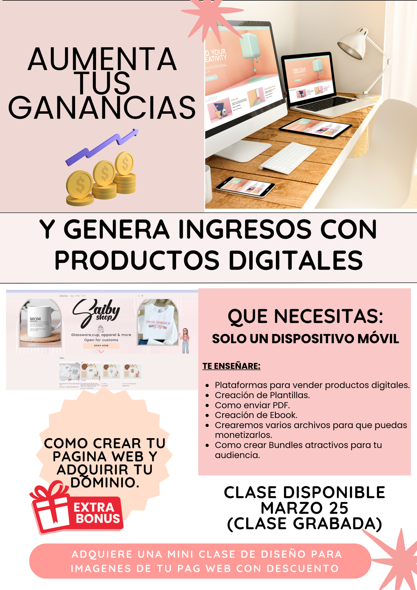 Monetiza  Productos Digitales