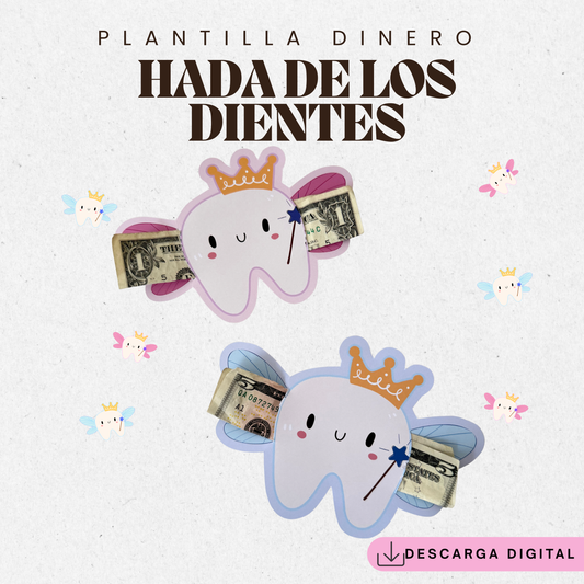 Plantilla Hada de los dientes
